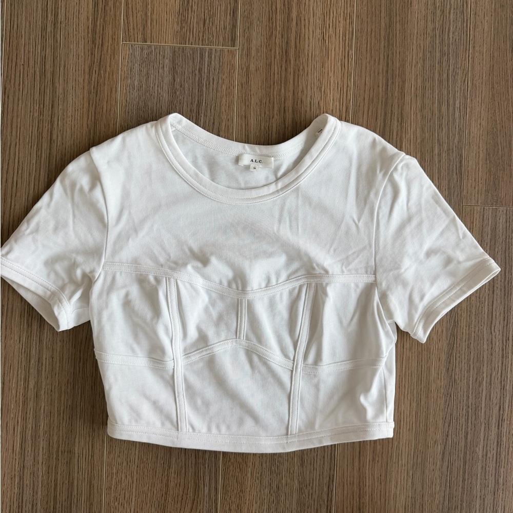 A.L.C. Crisp White Crewneck Tee